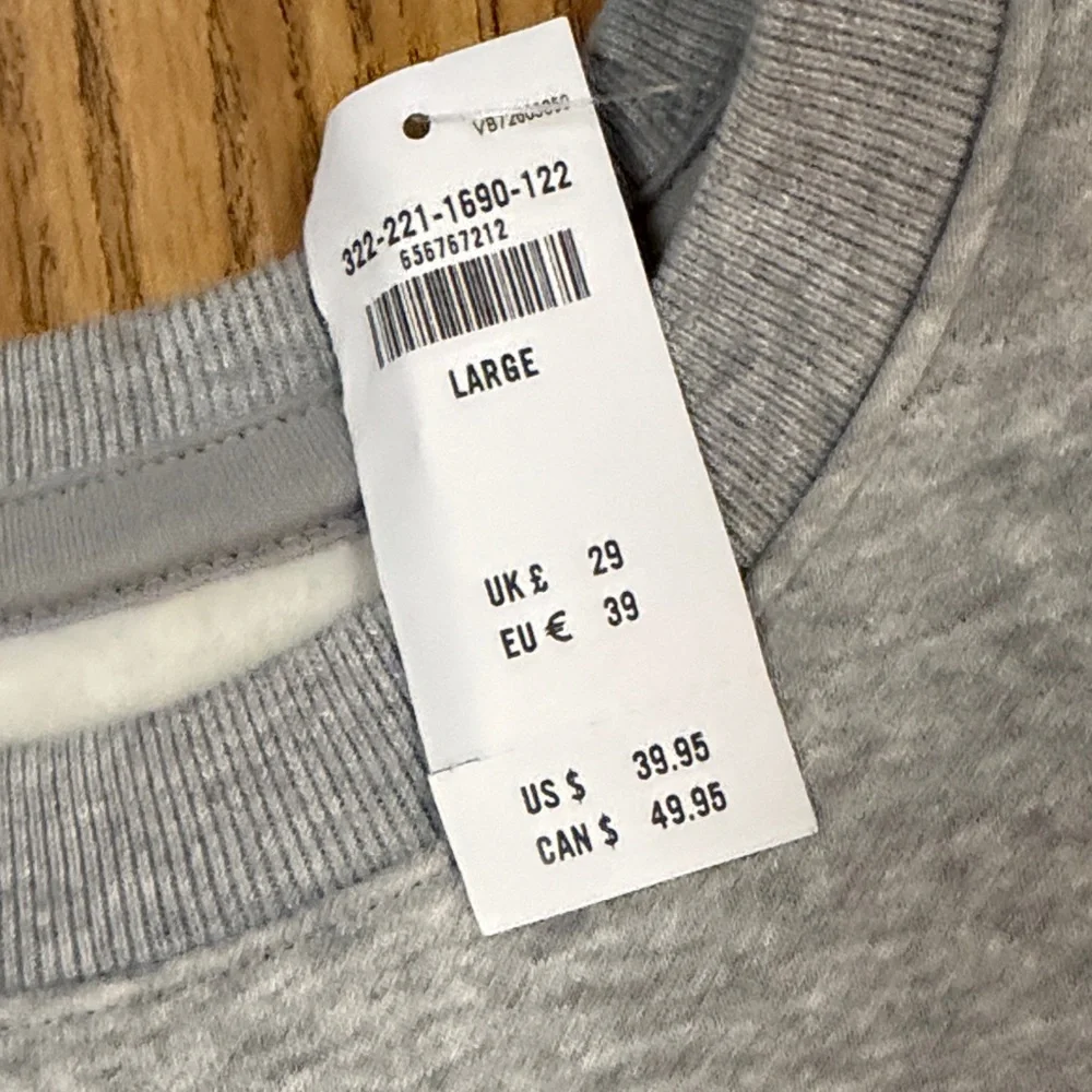 Hollister Gray Nautical Crewneck Sweater - Picture 3 of 4